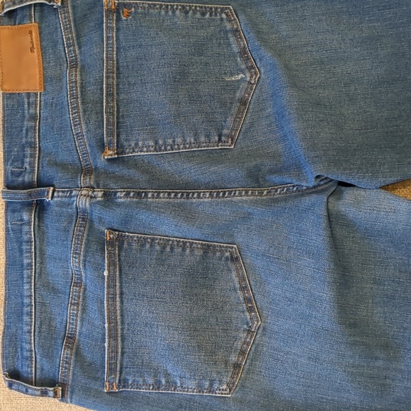 Madewell Cali Demi-Boot Button Fly Distressed 29" Waist - Picture 8 of 13